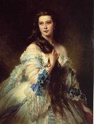 Franz Xaver Winterhalter Madame Barbe de Rimsky-Korsakov Norge oil painting reproduction